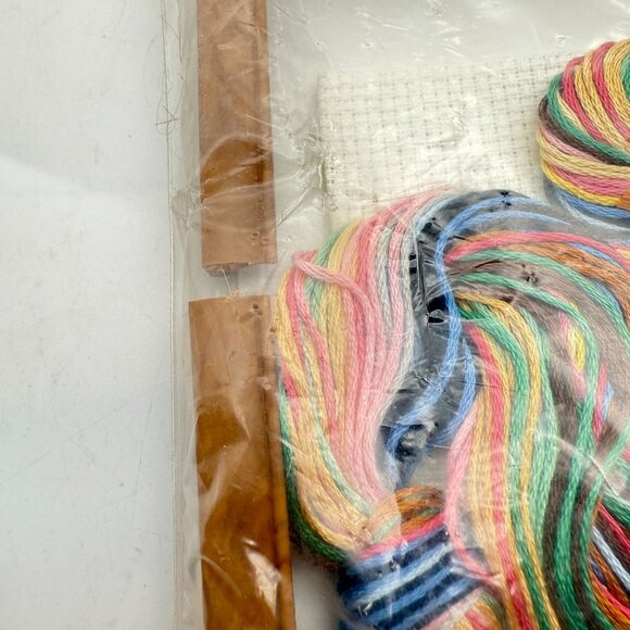 Stitchables Counted Cross Stitch Kit 72125 Country Foursome Cow Bear Bunny Pig - Picture 7 of 7